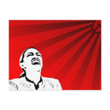 Absurd Political Message Postcard