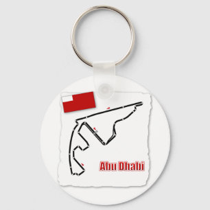 Abu Dhabi GP Circuit Keychain