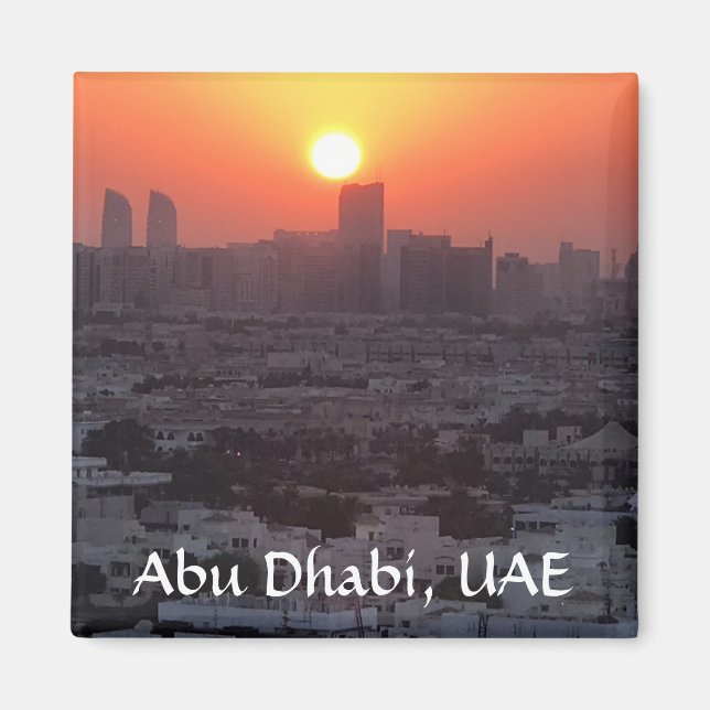 Abu Dhabi Magnet des Émirats arabes unis (Devant)