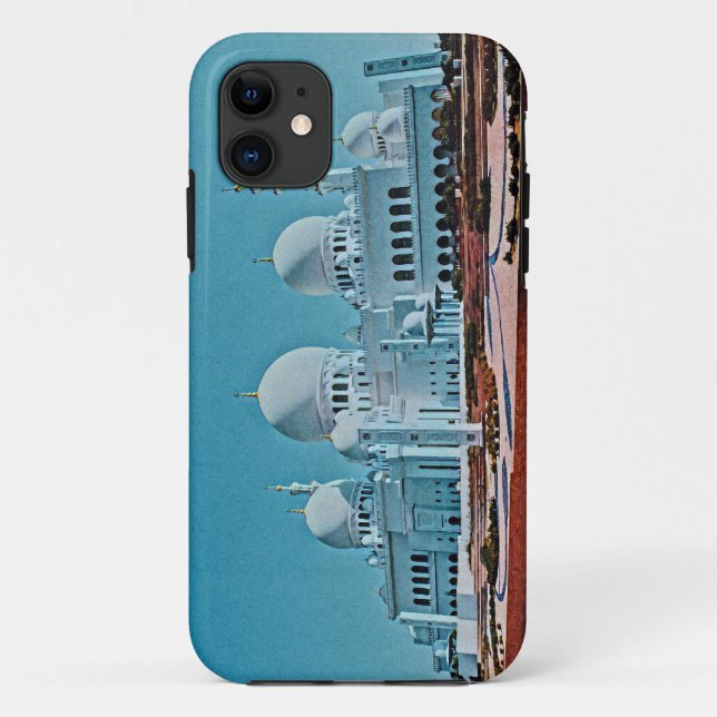 Abu Dhabi Mosque painting Case-Mate iPhone Case (Back)