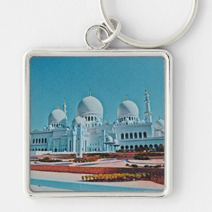 Abu Dhabi Mosque painting Keychain