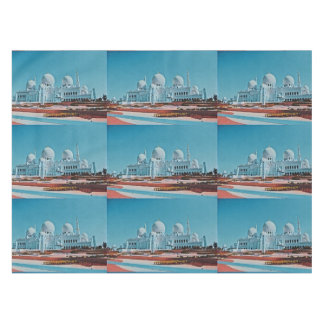 Abu Dhabi Mosque painting Tablecloth