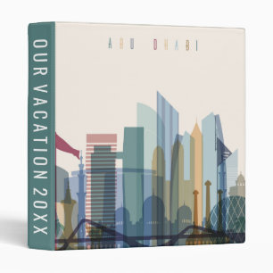 Abu Dhabi, United Arab Emirates   City Skyline Binder
