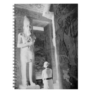 Abu Simbel Egypt, Tourist inside Temple (NR) Notebook