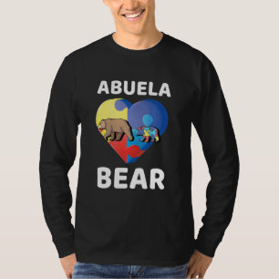 Abuela Bear World Autism Awareness Family Grandma T-Shirt