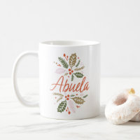 Abuela Bright Holly Christmas Red Script