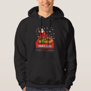 Abuela Claus  Red Truck Santa Reindeer Elf Christm Hoodie