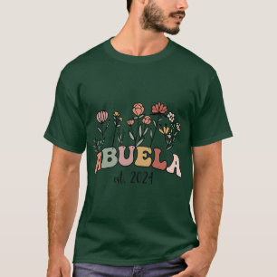 Abuela Grandma Est 2024 New Grandmother Women fun T-Shirt