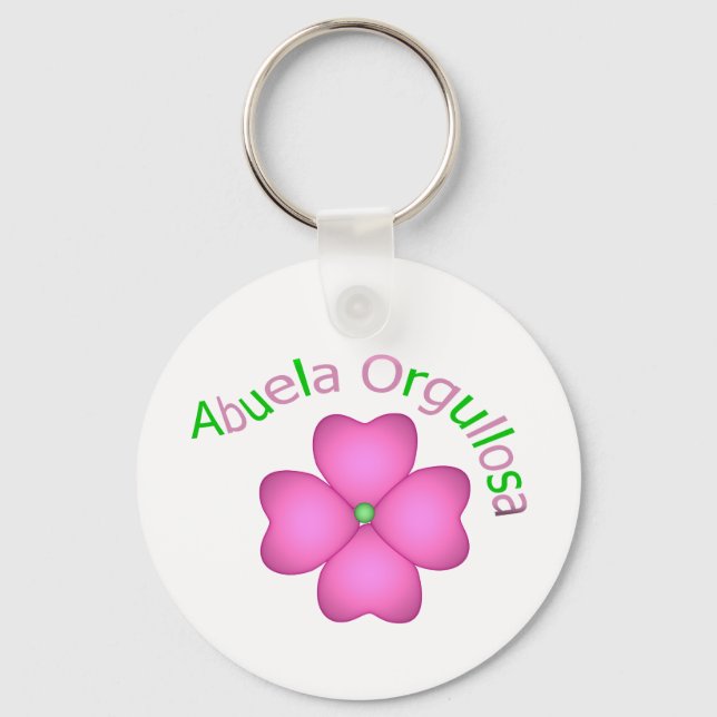 Abuela Orgullosa Keychain (Front)
