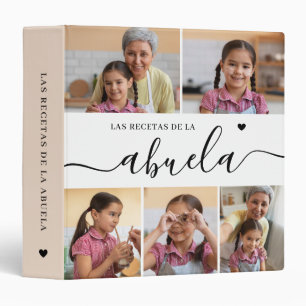 Abuela Photo Grandma Recipe Binder