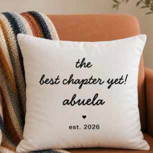 Abuela Pillow Gift Best Chapter Yet