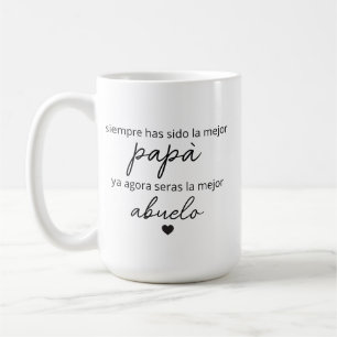 abuela pregnancy announcement, anuncio de embarazo coffee mug