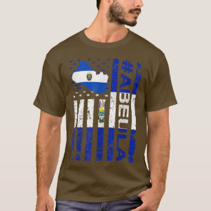 Abuela Salvadorian Grandma El Salvador USA Mother T-Shirt