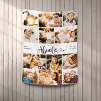  Abuela We Love you Hearts Modern Photo Collage 
