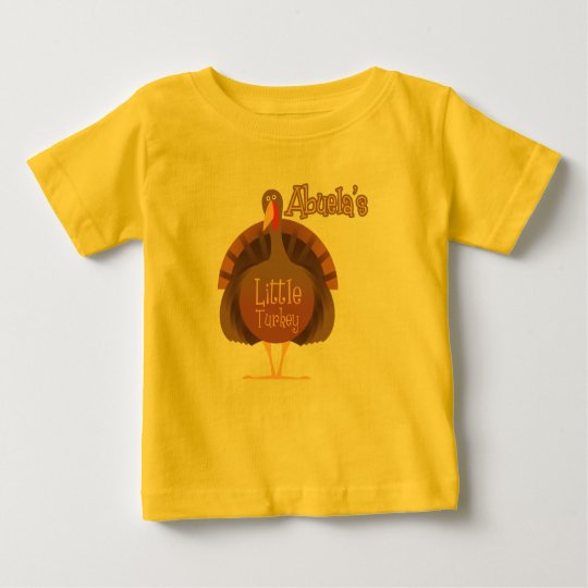 Abuela's Little Turkey Baby T-Shirt