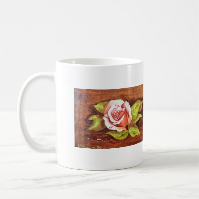 Abuela's Rose Mug  (Left)