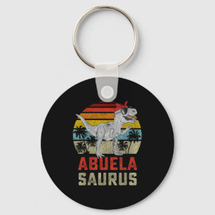 Abuelasaurus T Rex Dinosaur Abuela Saurus Family M Keychain