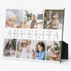 "Abuelita" Grandchildren Names 7 Photo Collage
