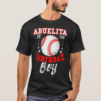 Abuelita Of The Birthday Boy Baseball Theme Bday C T-Shirt