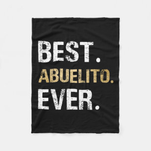 Abuelito Ever Graphic Gift From Granddaughter Gran Fleece Blanket