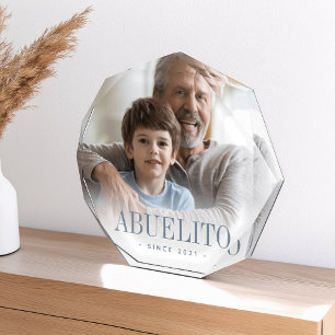 Abuelito Grandpa Year Established Photo Block