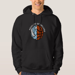 Abuelito Of Ballers Funny Volleyball Basketball Ab Hoodie