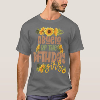 Abuelo Birthday Girl Sunflower Birthday Party Them T-Shirt