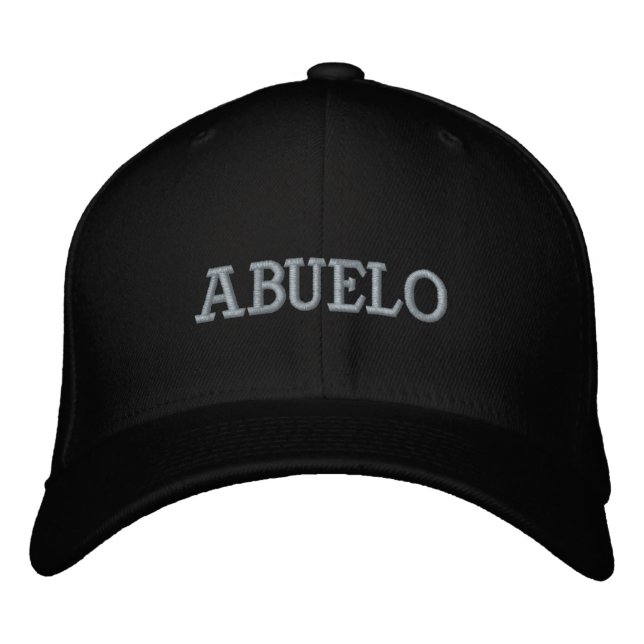 Abuelo Embroidered Baseball Cap (Front)