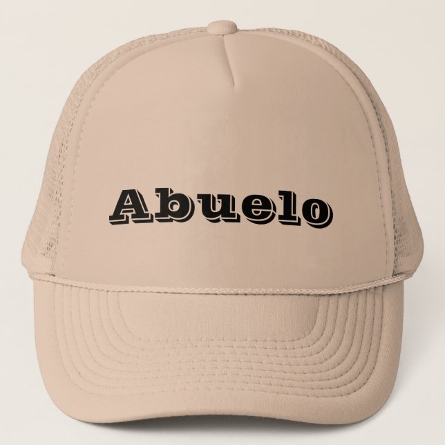 "Abuelo" (Grandfather) Trucker Hat (Front)