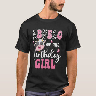 Abuelo Of The Birthday Girl Farm Cow 1St Birthday  T-Shirt