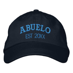 Abuelo Personalized Grandpa Gift Custom Text Embroidered Hat