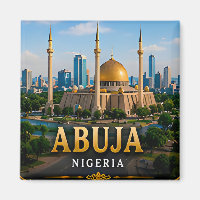 Abuja National Mosque and Modern Nigerian Skyline