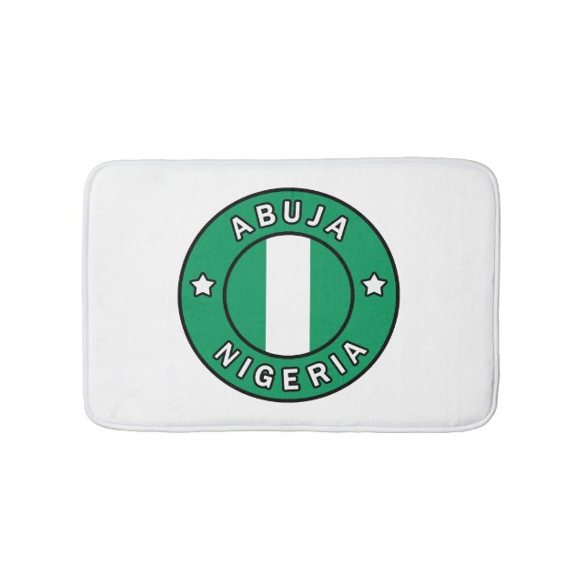 Abuja Nigeria Bath Mat (Front)