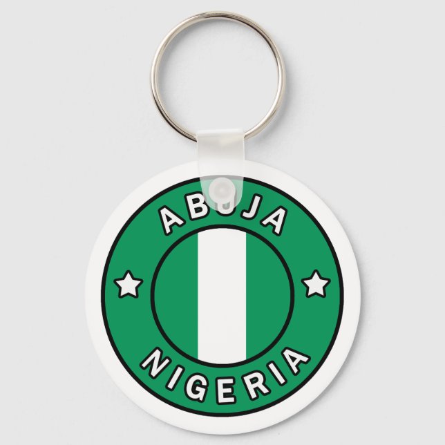 Abuja Nigeria Keychain (Front)