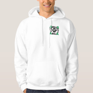 ABUJA SPORT NIGERIA WHITE CAPUCHE COAT HOODIE