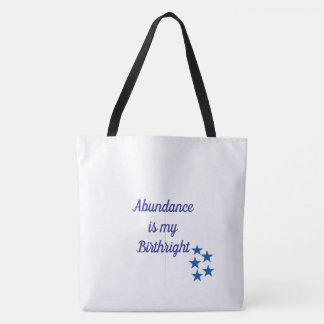 Abundance Birthright Tote Bag