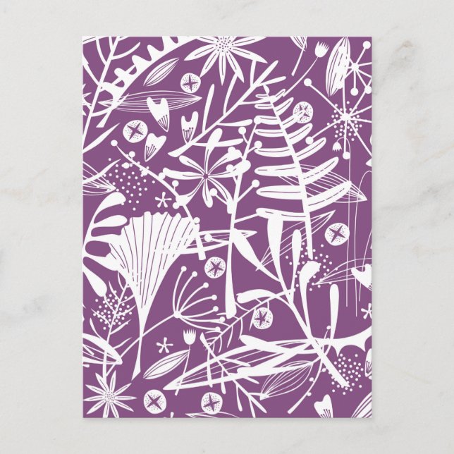 Abundance Botanical Berry Postcard (Front)