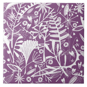 Abundance Botanical Berry Tile