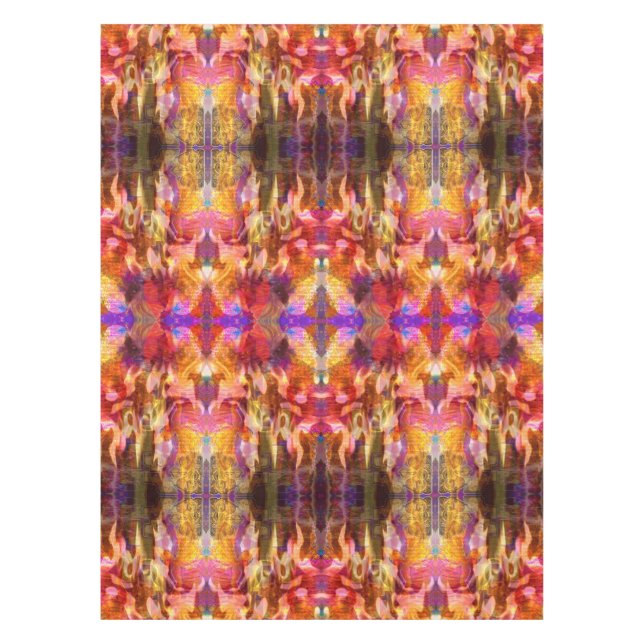 Abundance Fire Horse Feng Shui Tablecloth Deprise (Front)