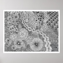Abundance in Bloom – Colorable Poster
