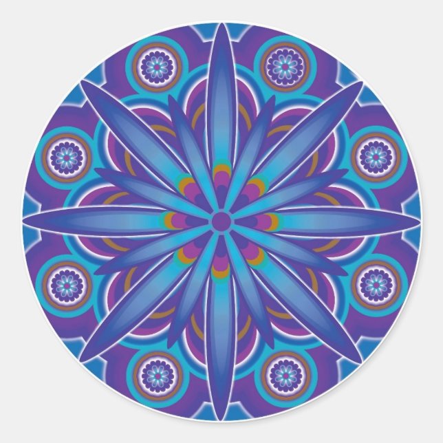 Abundance Mandala Stickers (Front)