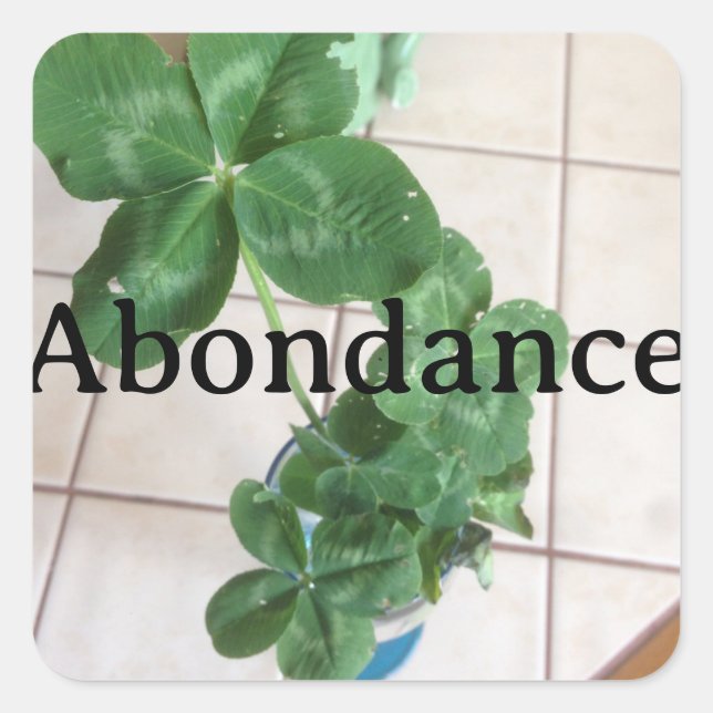 Abundance Sticker (Front)