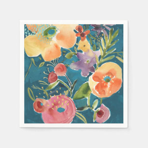 Abundant Florals I Napkin