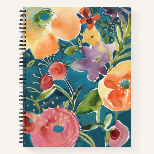 Abundant Florals I Notebook (Front)