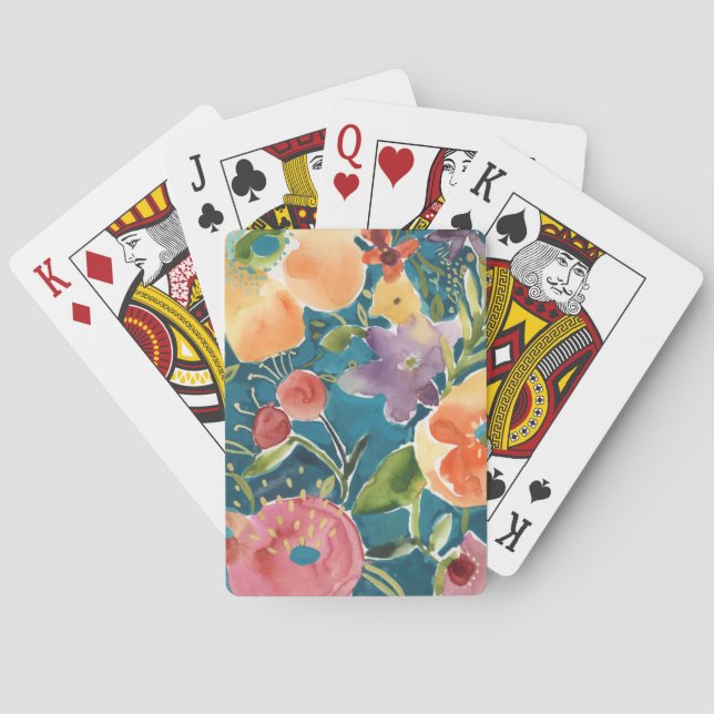 Abundant Florals I Playing Cards (Back)