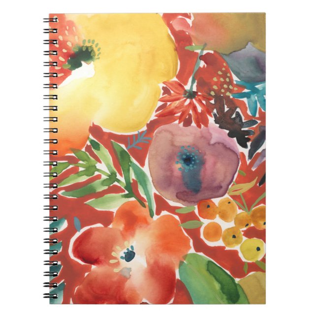 Abundant Florals III Notebook (Front)