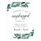 Abundant Foliage Unplugged Wedding Ceremony Sign