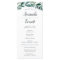 Abundant Foliage Wedding Ceremony Program