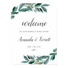 Abundant Foliage Wedding Welcome