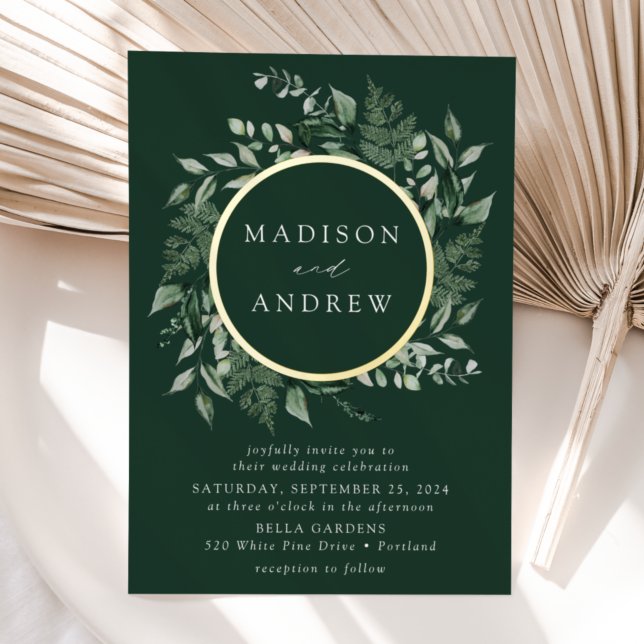 Abundant Greenery Wreath Wedding Gold (Creator Uploaded)